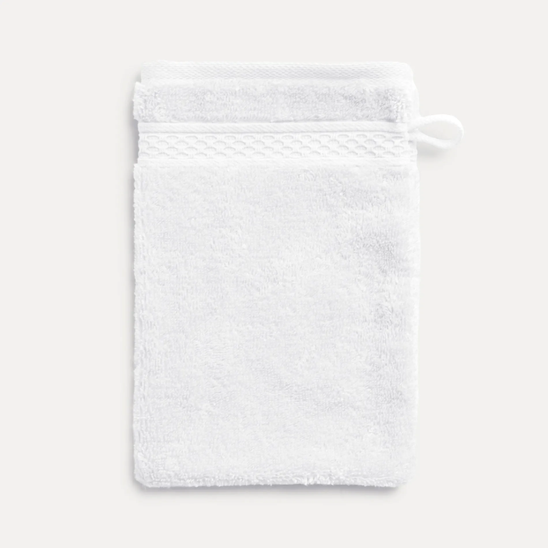 MÖVE Waschhandschuhe|Kleine Handtücher-Pure Luxury Waschhandschuh 20X15 cm(snow)