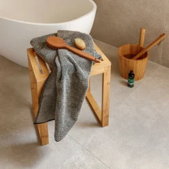 MÖVE Handtücher|Saunatücher-Sauna Handtuch 50x70 cm(nature/black)