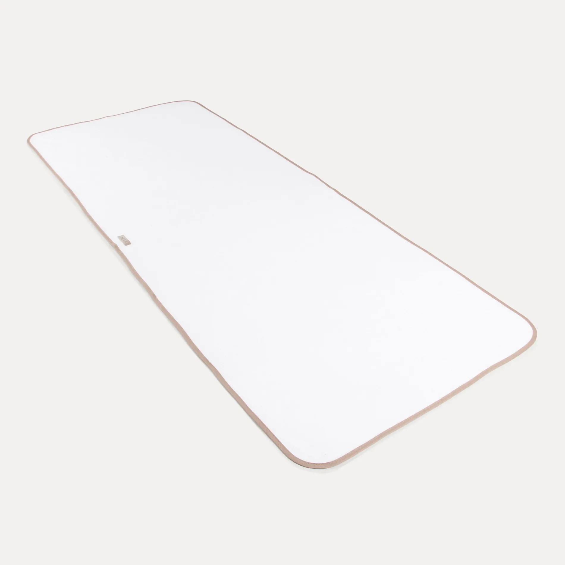 MÖVE Saunatücher-Sauna Saunatuch 70X170 cm(blanc mit braunen Schrägband)