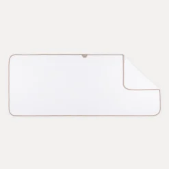 MÖVE Saunatücher-Sauna Saunatuch 70X170 cm(blanc mit braunen Schrägband)