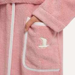 Kinder MÖVE Kinder-Soft Hug Bademantel mit Kapuze rosa(rosette)