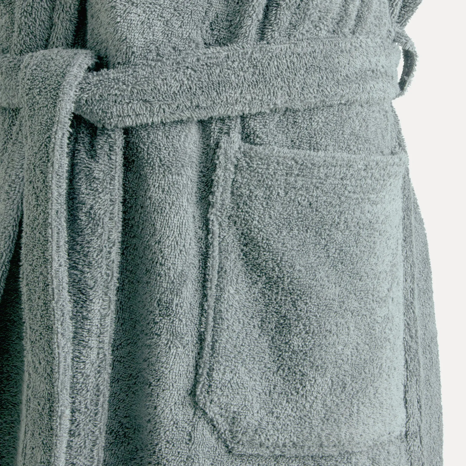 Damen MÖVE Damen|Herren-Superwuschel Bademantel mit Kapuze grün(tea)