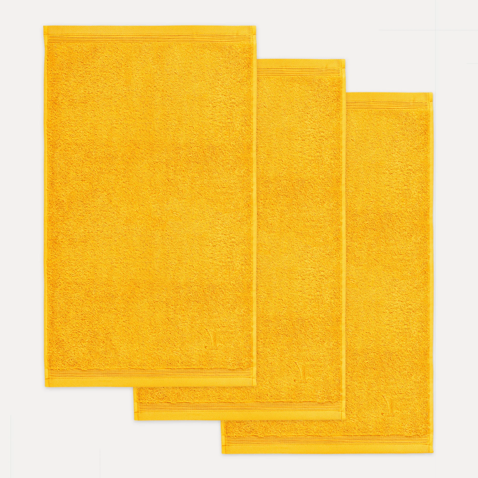 MÖVE Handtuchsets|Gästehandtücher-Superwuschel Gästetuchset 3-TLG(gold)