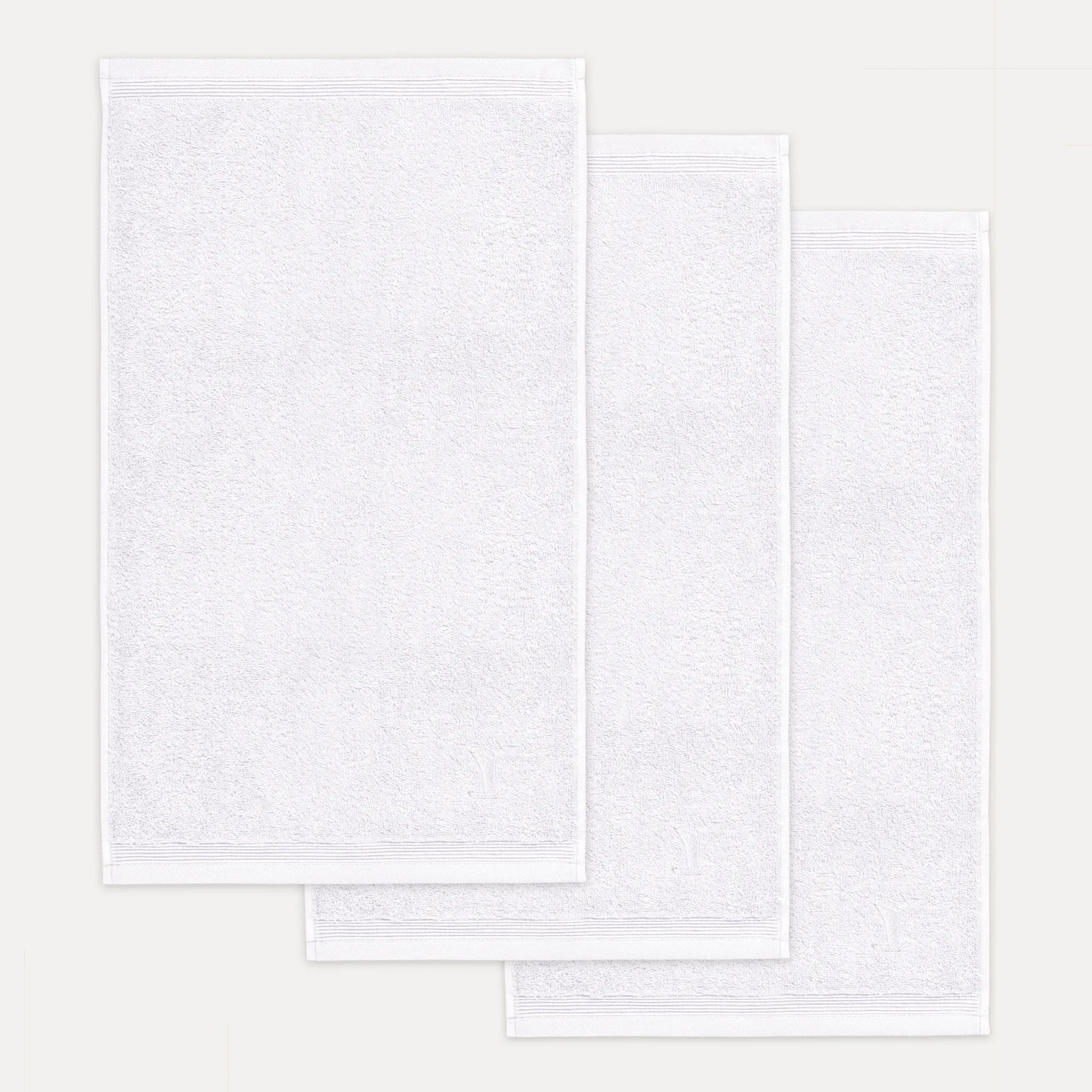 MÖVE Handtuchsets|Gästehandtücher-Superwuschel Gästetuchset 3-TLG(snow)