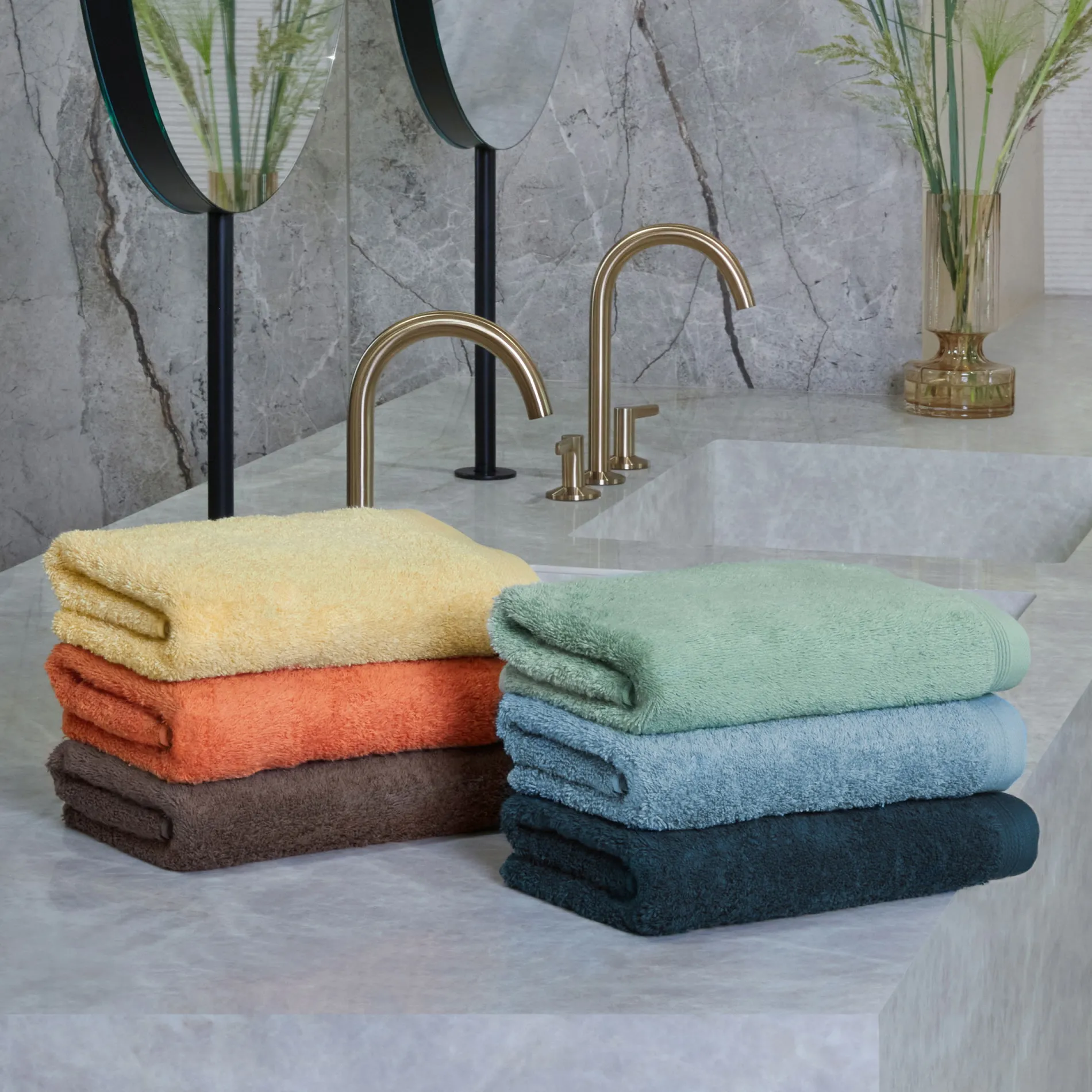 MÖVE Handtuchsets-Superwuschel Handtuchset 4-TLG(sea green)