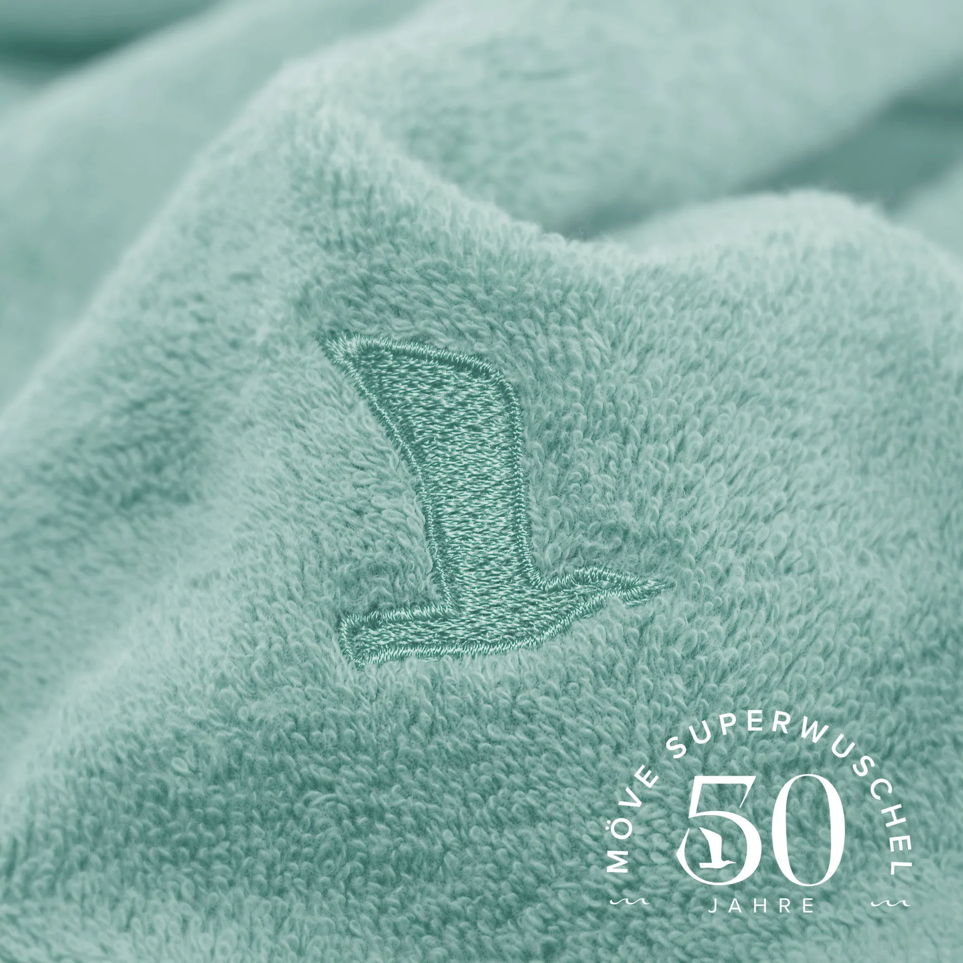 MÖVE Saunatücher-Superwuschel Saunatuch 80X200 cm(reed green)