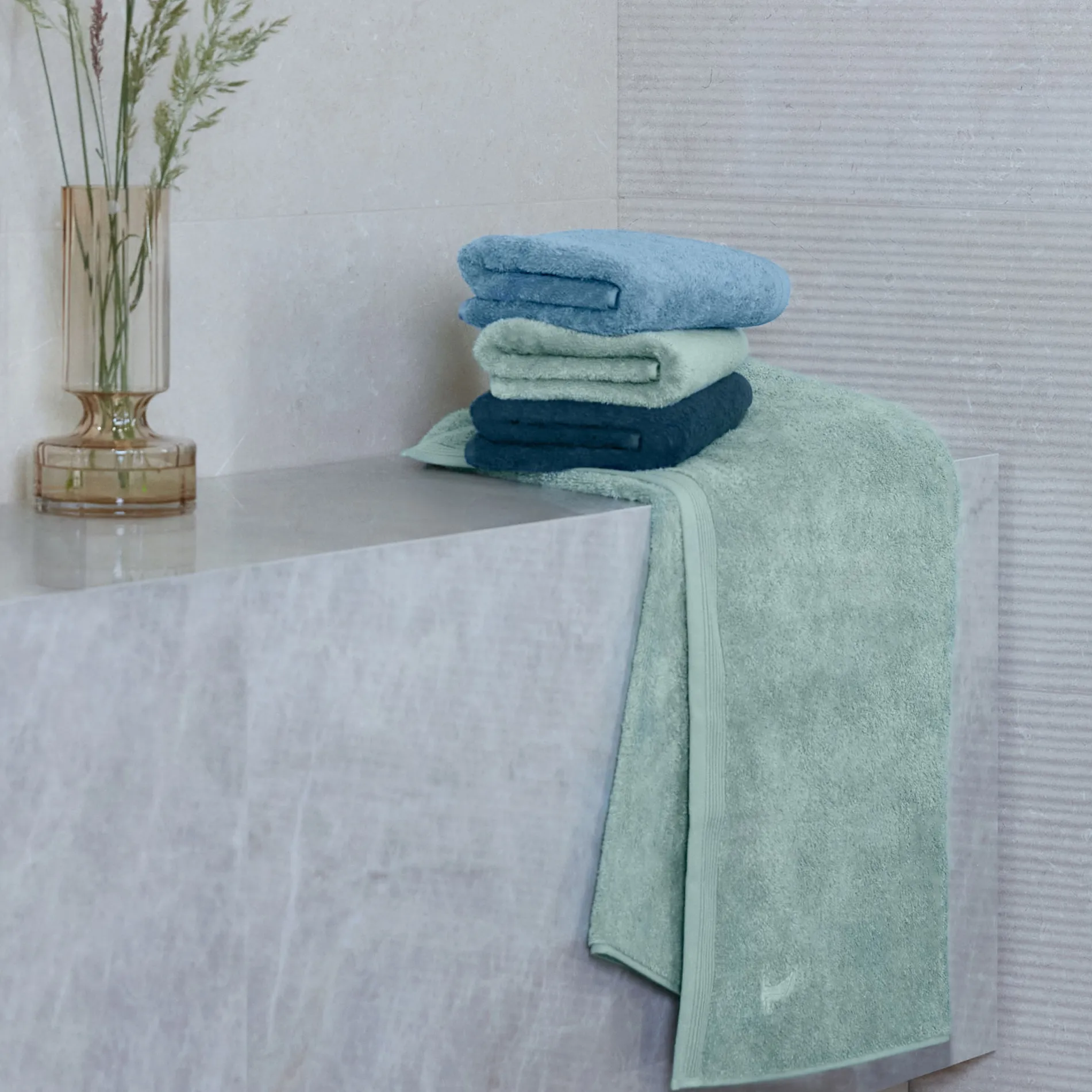 MÖVE Saunatücher-Superwuschel Saunatuch 80X200 cm(reed green)