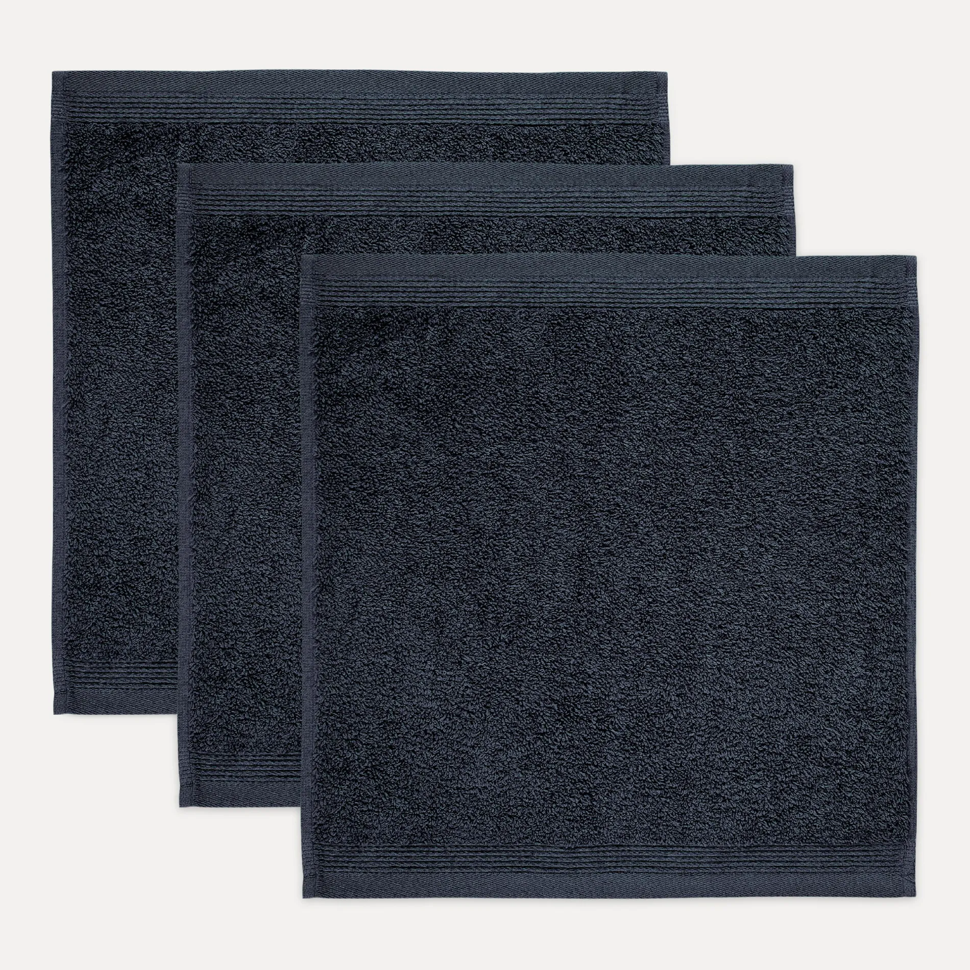 MÖVE Handtuchsets|Seiftücher-Superwuschel Seiftuchset 3-TLG(dark grey)