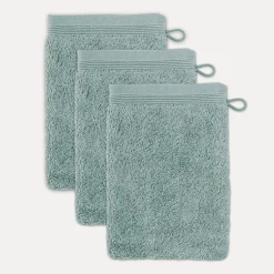 MÖVE Handtuchsets|Waschhandschuhe-Superwuschel Waschhandschuhset 3-TLG(tea)
