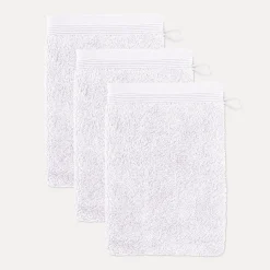 MÖVE Handtuchsets|Waschhandschuhe-Superwuschel Waschhandschuhset 3-TLG(snow)