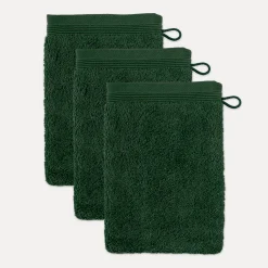 MÖVE Handtuchsets|Waschhandschuhe-Superwuschel Waschhandschuhset 3-TLG(cypress)