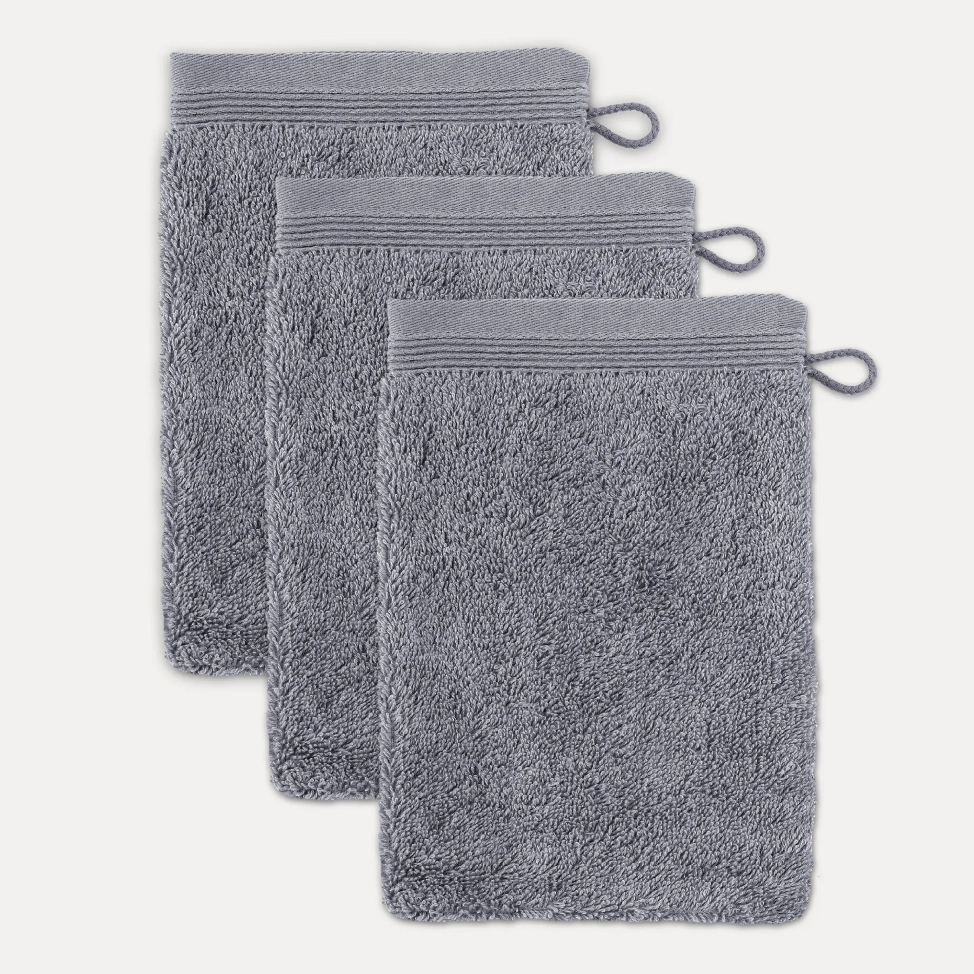 MÖVE Handtuchsets|Waschhandschuhe-Superwuschel Waschhandschuhset 3-TLG(stone)