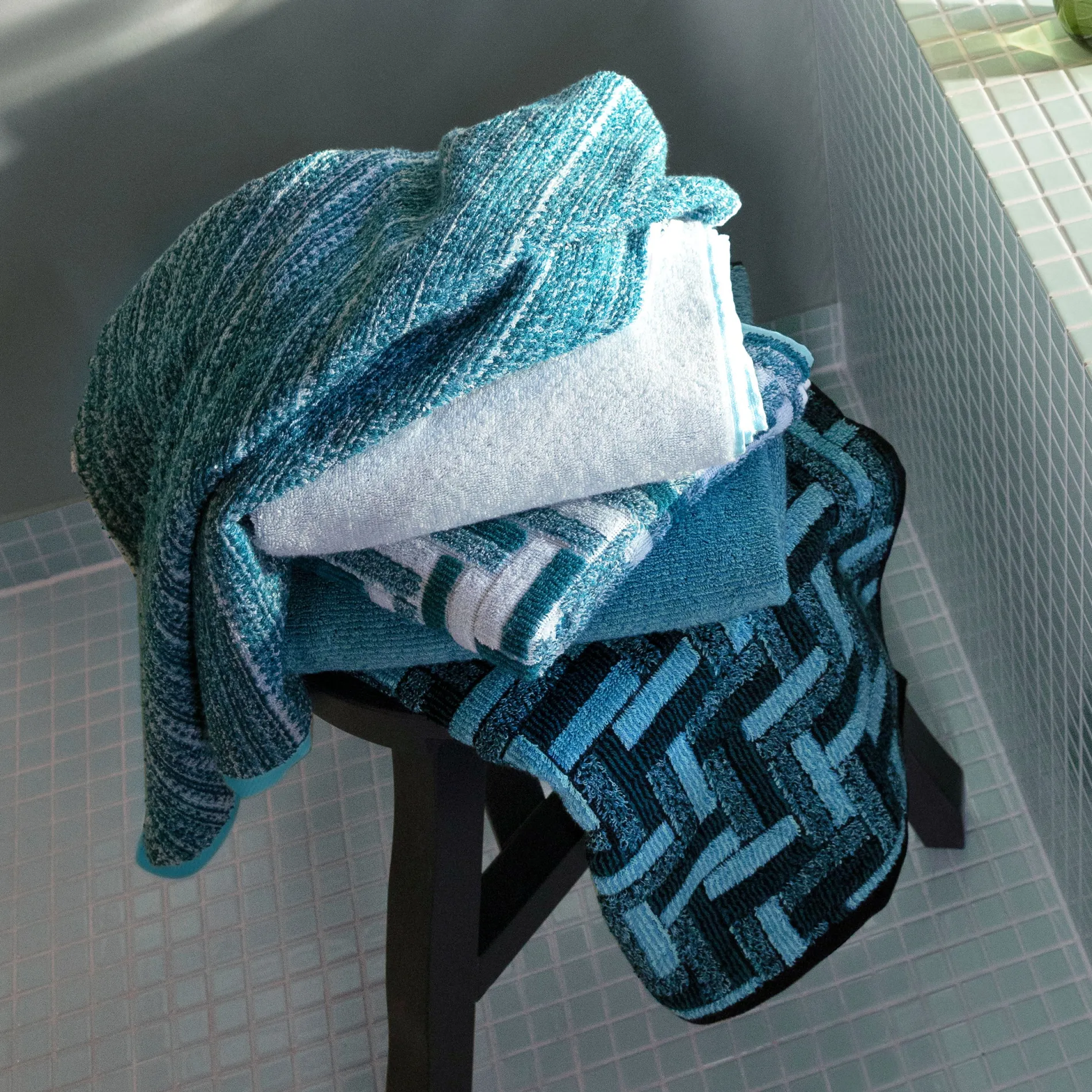 MÖVE Handtücher-Tide Handtuch 50X100 cm(deep lake/turquoise)