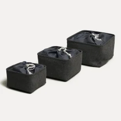 MÖVE Aufbewahrungsboxen-Tweed Aufbewahrungsbox(dark grey)