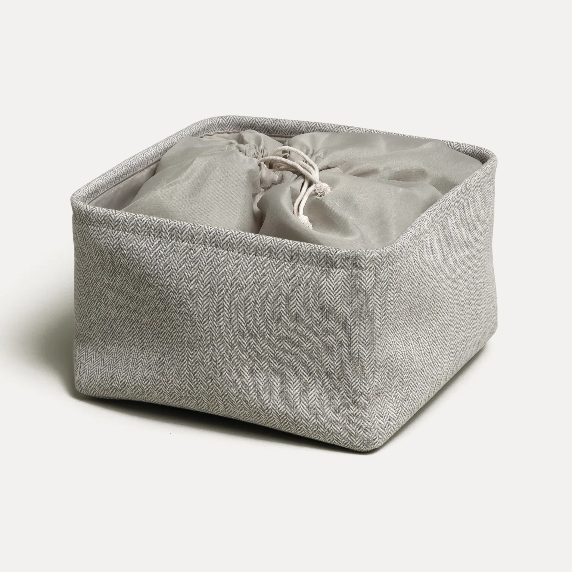MÖVE Aufbewahrungsboxen-Tweed Aufbewahrungsbox(light grey)