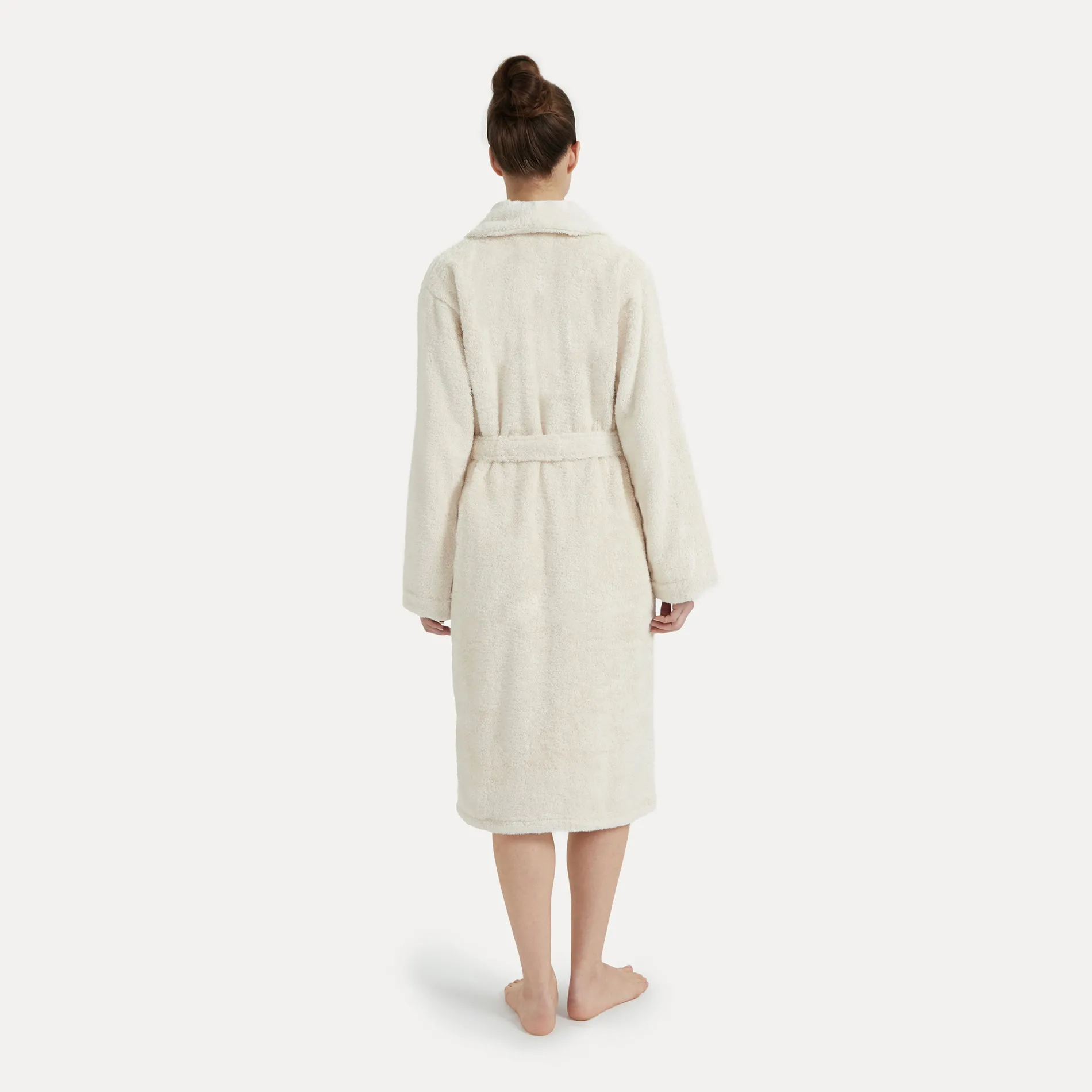 Damen MÖVE Damen|Herren-Wellness Schalkragenmantel beige(nature)